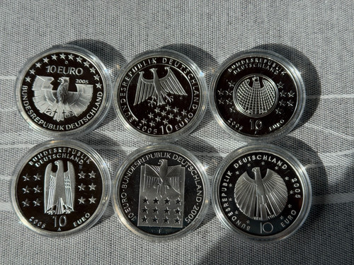 Euro silber - 6x,