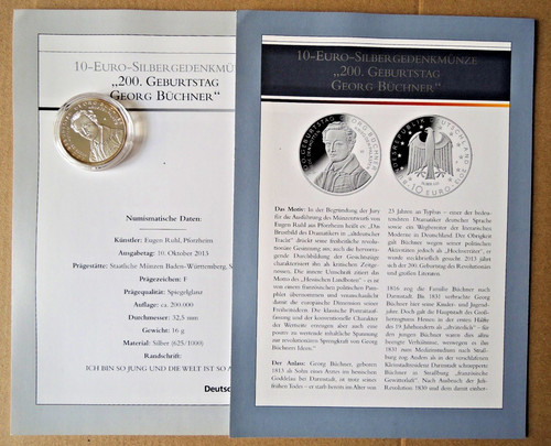 Euro silber münze brd - euro,