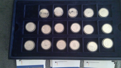 Euro silber münzen - 10,