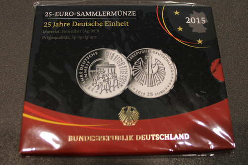 Deutschland euro silber pp - 25,