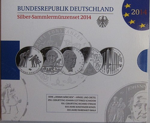 Brd silber gedenkmünzen x - brd, gedenkmünzen,