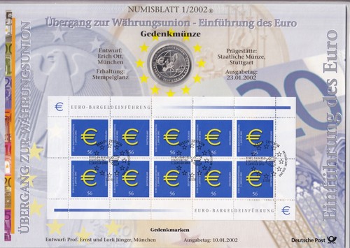 Numisblatt 2002 mit - -, 10