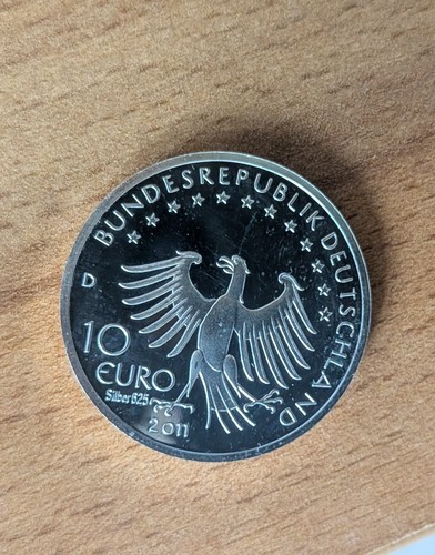 Euro silbermünze 2011 - 10,