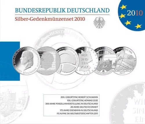 Brd euro gedenkmünzenset - 10,