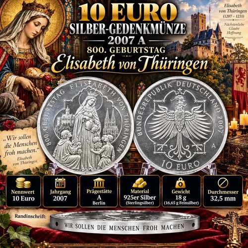 Euro silber 2007 a - euro,