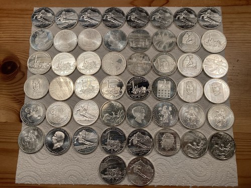 Euro silbermünzen 925 - 50,