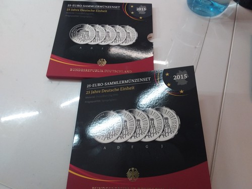 Euro sammlermünzenset 2015 - 25, euro-sammlermÜnzenset