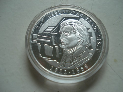 Euro silber gedenkmünze - 10, silber-